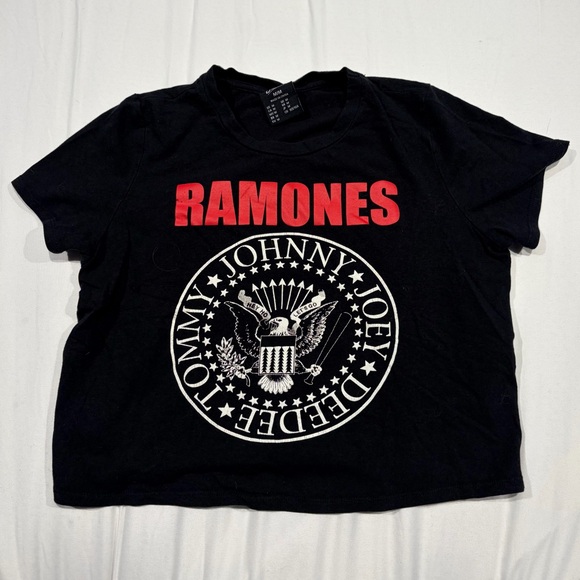 Ramones Tops - Women’s Ramones Crop top Medium